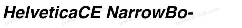 HelveticaCE NarrowBo字体转换